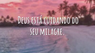 Deus está cuidando