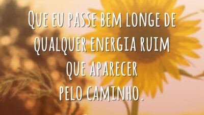 Longe das energias ruins