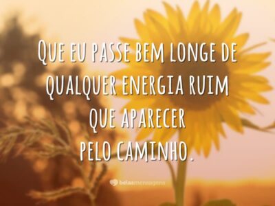 Longe das energias ruins