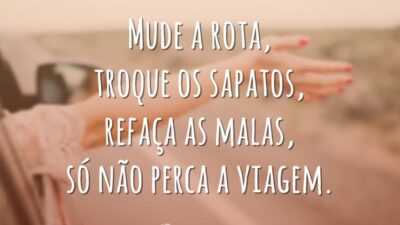 Mude a rota