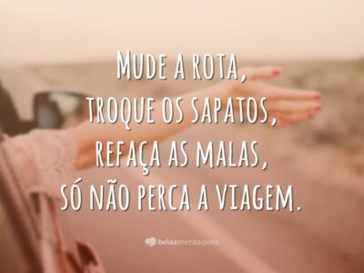 Mude a rota