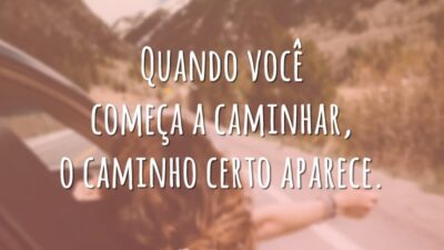 O caminho certo aparece