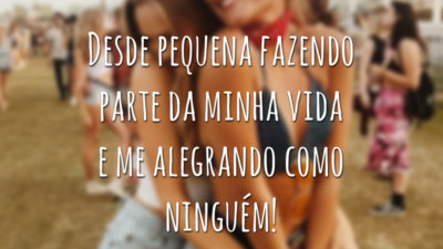 Desde pequena fazendo parte da minha vida e me alegrando como ninguém!