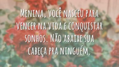 Não abaixe sua cabeça