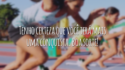 Tenho certeza que você terá mais uma conquista. Boa sorte!