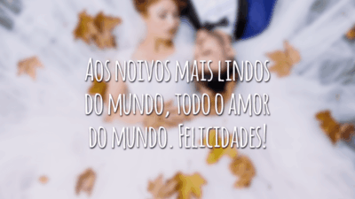 Aos noivos mais lindos do mundo, todo o amor do mundo. Felicidades!