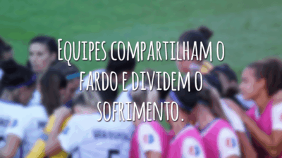 Equipes compartilham o fardo e dividem o sofrimento.