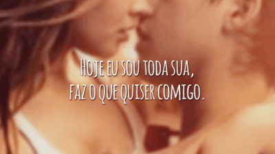 Vem morder minha maçã. Você pode ser meu café da manhã... Depois que começa, não para.