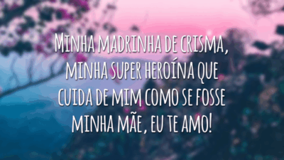 Minha madrinha de crisma, minha super heroína que cuida de mim como se fosse minha mãe, eu te amo!