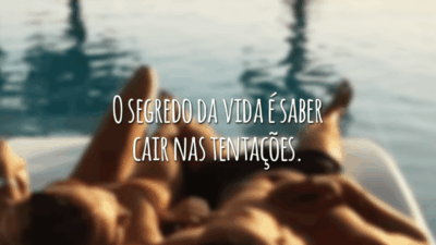 Eu tenho planos para você essa noite e nem precisa se preocupar com o look. Não será necessário para o que faremos.