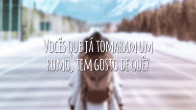 Vocês que já tomaram um rumo, tem gosto de quê?