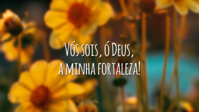 Vós sois, ó Deus, a minha fortaleza!