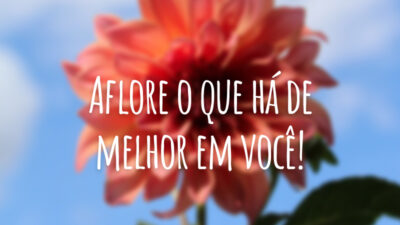 Aflore o que há de melhor em você!