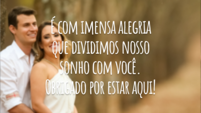 É com imensa alegria que dividimos nosso sonho com você. Obrigado por estar aqui!