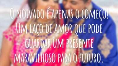 O noivado é apenas o começo! Um laço de amor que pode guardar um presente maravilhoso para o futuro.
