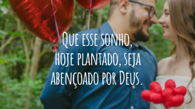 Que esse sonho, hoje plantado, seja abençoado por Deus.