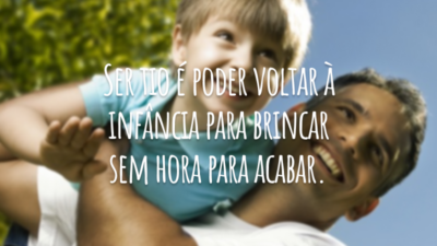 Ser tio é poder voltar à infância para brincar sem hora para acabar. É reviver a adolescência só para te ouvir contar as suas histórias. É sempre estar ao seu lado e admirar o adulto incrível que você se tornou!