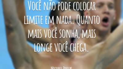 Você não pode colocar limite em nada. Quanto mais você sonha, mais longe você chega.