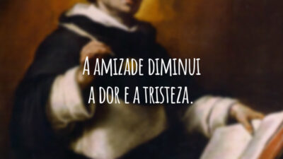 A amizade diminui a dor e a tristeza.