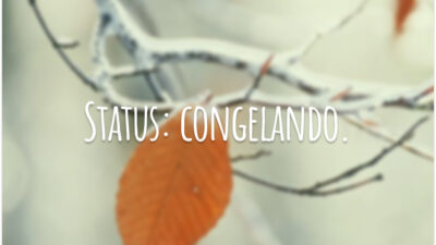 Status: congelando.
