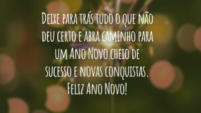 Deixe para trás tudo