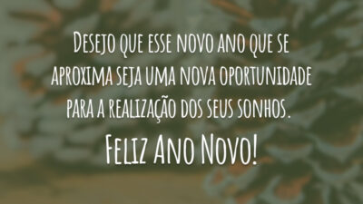 Nova oportunidade para os sonhos