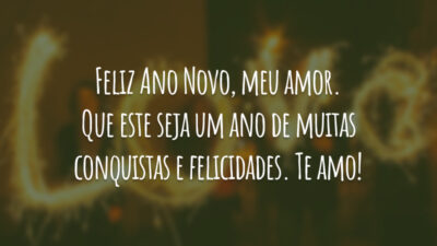 Feliz Ano Novo, meu amor. Que este seja um ano de muitas&hellip;