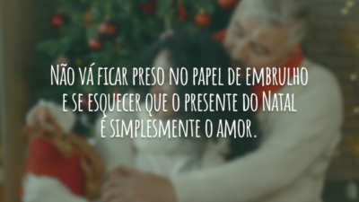 Não vá ficar preso no papel de embrulho e se esquecer que&hellip;