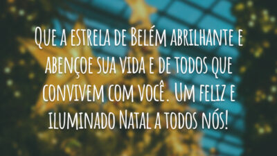 Que a estrela de Belém abrilhante e abençoe sua vida e de&hellip;