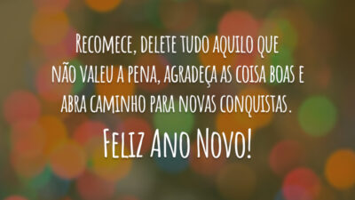 Recomeço de ano novo