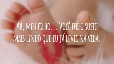Ah, meu filho... Você foi o susto mais lindo que eu já&hellip;