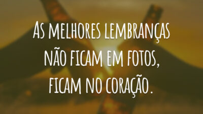 As melhores lembranças não ficam em fotos, ficam no coração. #tbt