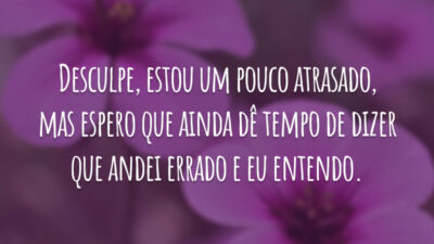 Desculpe, estou um pouco atrasado, mas espero que ainda dê tempo de dizer que andei errado e eu entendo.