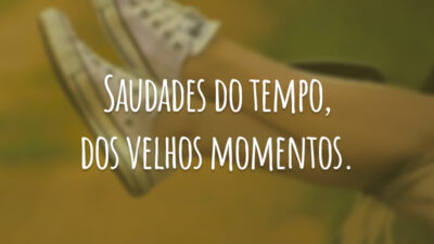 Saudades do tempo, dos velhos momentos. #tbt