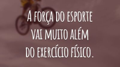 A força do esporte vai muito além do exercício físico.