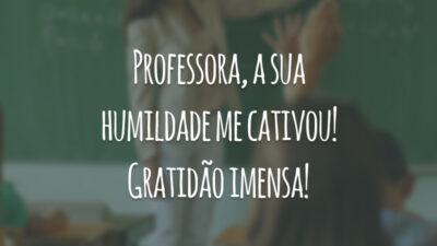 Professor, a sua humildade me cativou! Gratidão imensa!