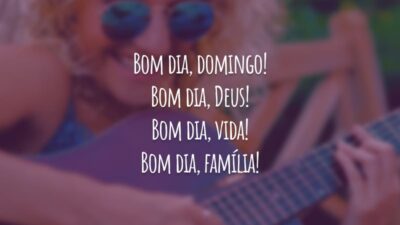 Bom dia, domingo! Bom dia, Deus! Bom dia, vida! Bom dia, família!