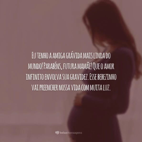 40 frases para amiga grávida que são lindas celebrações da vida