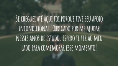 Se cheguei até aqui foi porque tive seu apoio incondicional. Obrigado por me ajudar nesses anos de estudo. Espero te ter ao meu lado para comemorar esse momento!