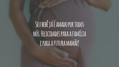 Seu bebê já é amado por todos nós. Felicidades para a família e para a futura mamãe!