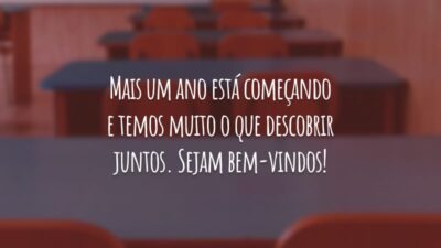 Mais um ano está começando e temos muito o que descobrir juntos. Sejam bem-vindos!