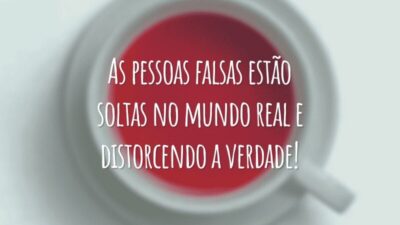 As pessoas falsas estão soltas no mundo real e distorcendo a verdade!