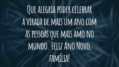 Que alegria poder celebrar a virada de mais um ano com as pessoas que mais amo no mundo. Feliz Ano Novo, família!