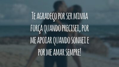 Te agradeço por ser minha força quando precisei, por me apoiar quando sonhei e por me amar sempre!