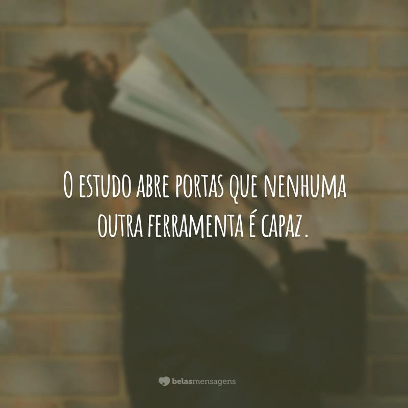 O estudo abre portas que nenhuma outra ferramenta é capaz.