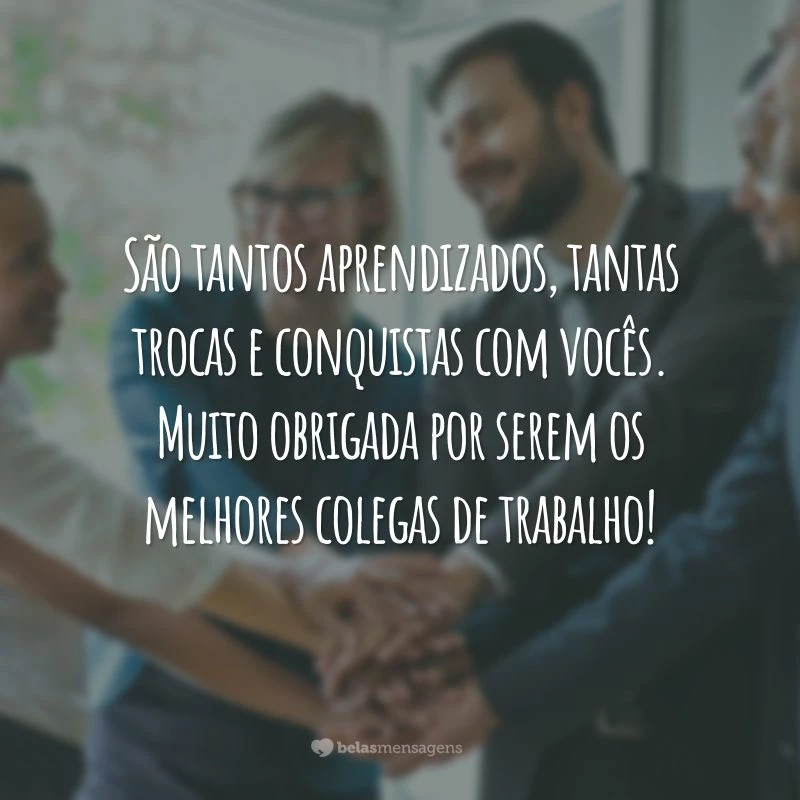 São tantos aprendizados, tantas trocas e conquistas com vocês. Muito obrigada por serem os melhores colegas de trabalho!