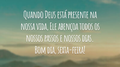 A solução dos nossos problemas vem do Céu e ela chegará nesta sexta-feira abençoada. Bom dia!