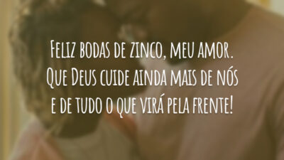 Feliz bodas de zinco, meu amor. Que Deus cuide ainda mais de nós e de tudo o que virá pela frente!