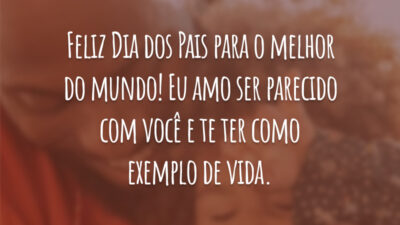 Feliz Dia dos Pais para o melhor do mundo! Eu amo ser parecido com você e te ter como exemplo de vida.