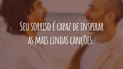 Seu sorriso é capaz de inspirar as mais lindas canções.